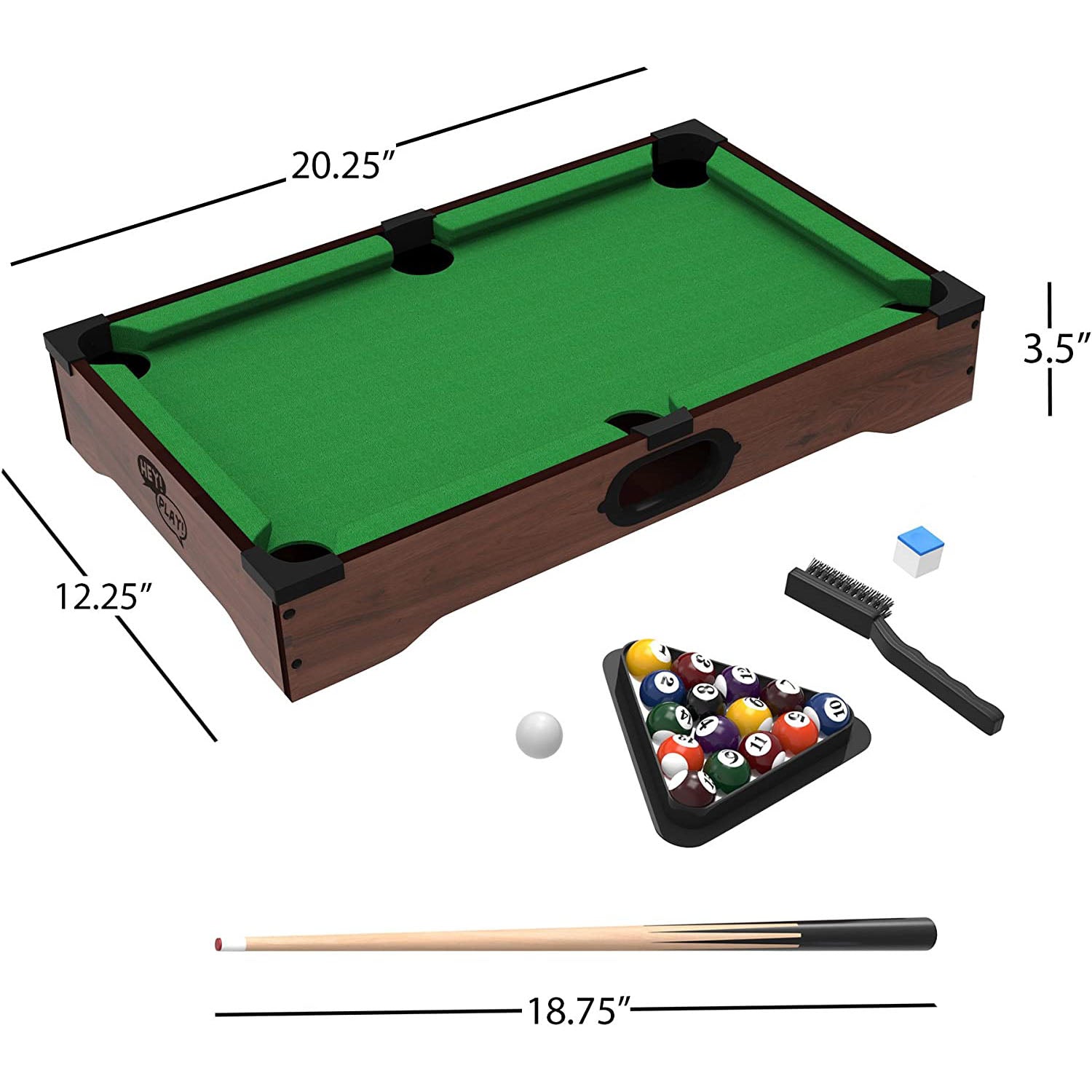 Mini Tabletop Pool Set- Billiards Game